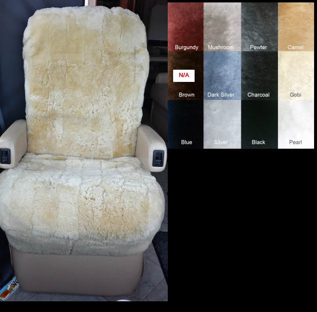 RV Sheepskin Seat Covers